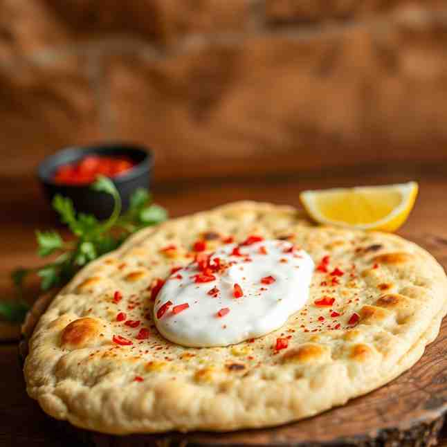 Mhadjeb - Spicy Semolina Flatbread Recipe